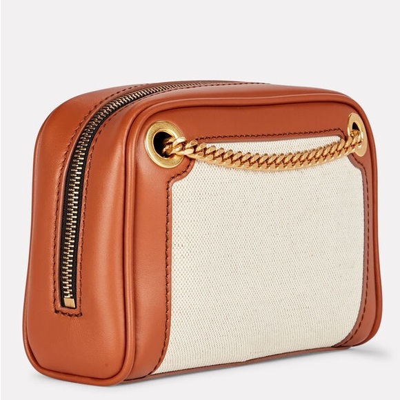 Balmain B-Army 18 Logo Crossbody Bag with Gold chain - Picture 9 of 12